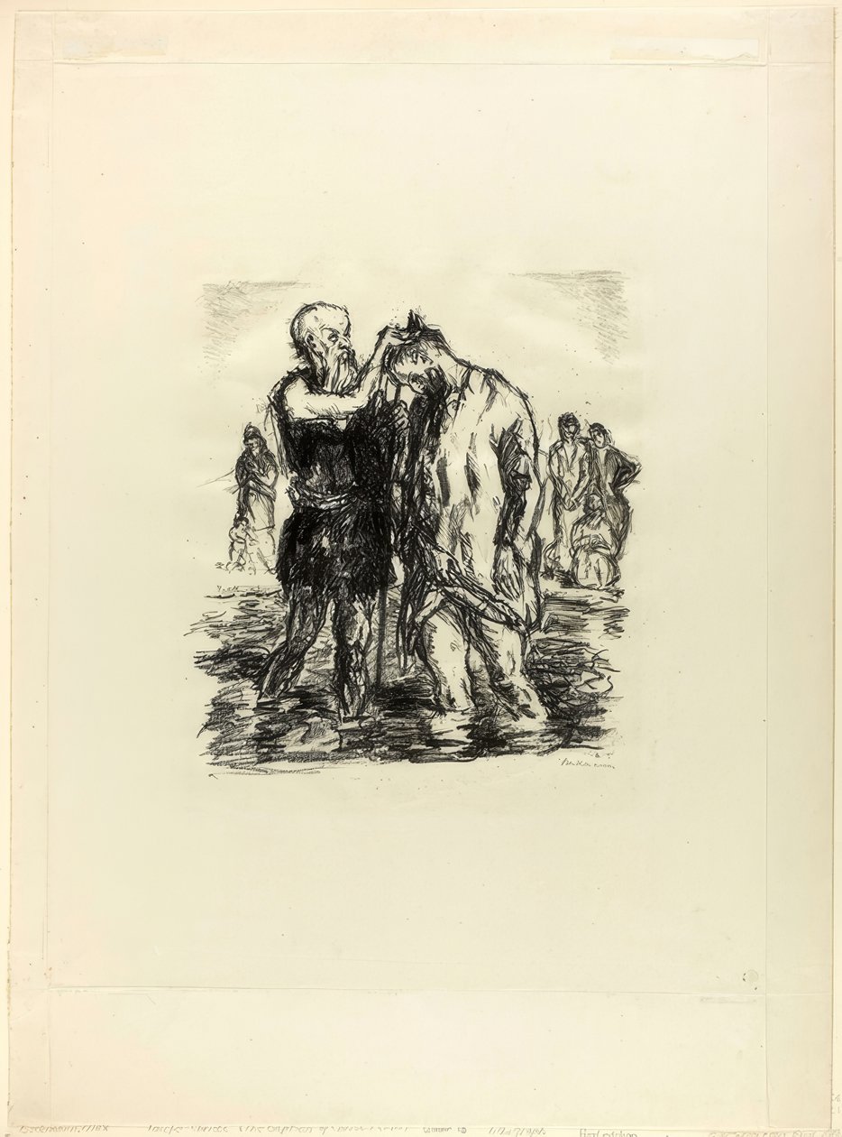 Batismo de Cristo de Max Beckmann