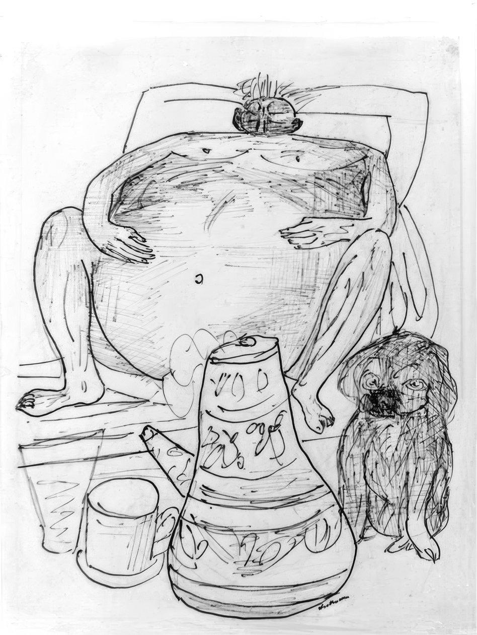 Dores de barriga de Max Beckmann
