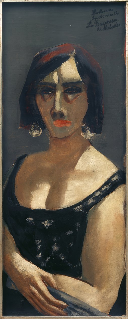 Bildnis, a Duquesa "de Malvedi". de Max Beckmann