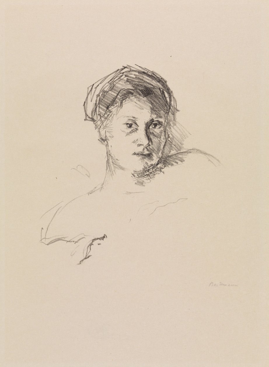 Retrato de Minna Beckmann-Tube de Max Beckmann