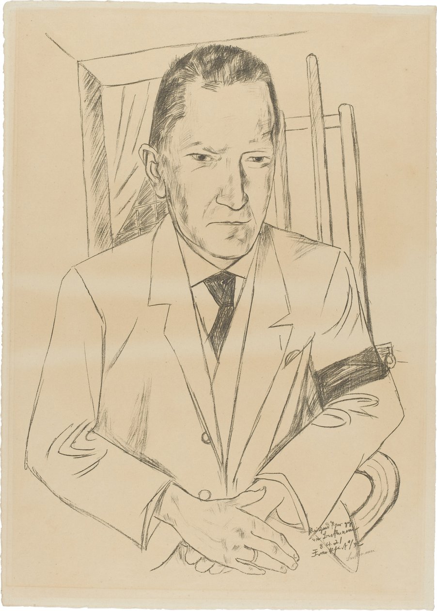 Retrato de Reinhard Piper (1879-1953) de Max Beckmann