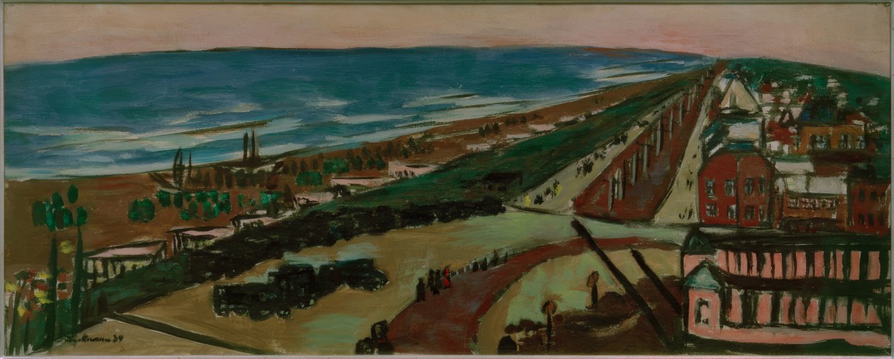 Vista de Zandvoort à noite de Max Beckmann