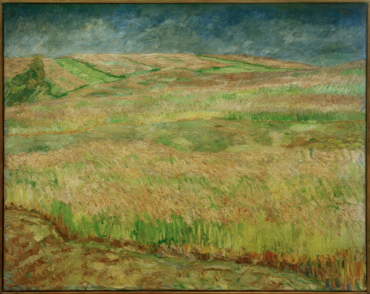 Paisagens floridas de grãos de Max Beckmann