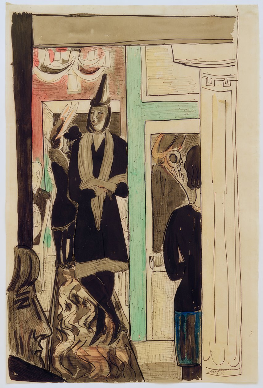 Café (telefone) de Max Beckmann