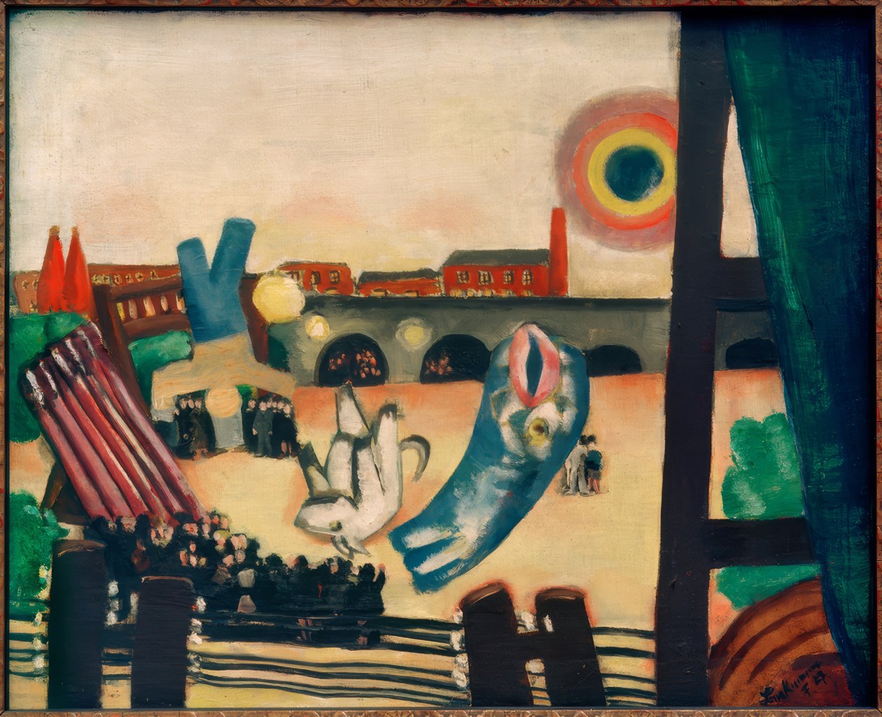 fogos de artifício chineses de Max Beckmann