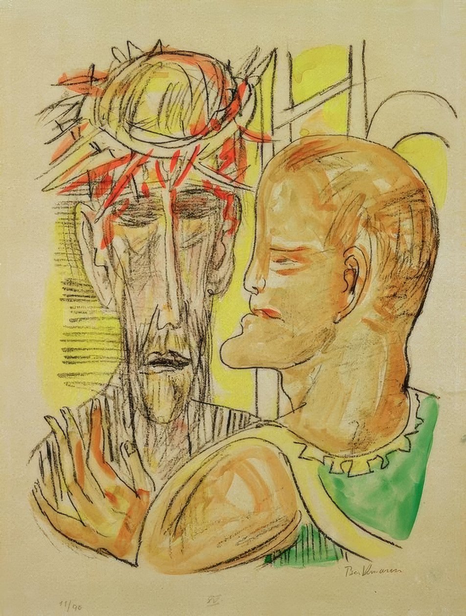 Cristo e Pilatos de Max Beckmann