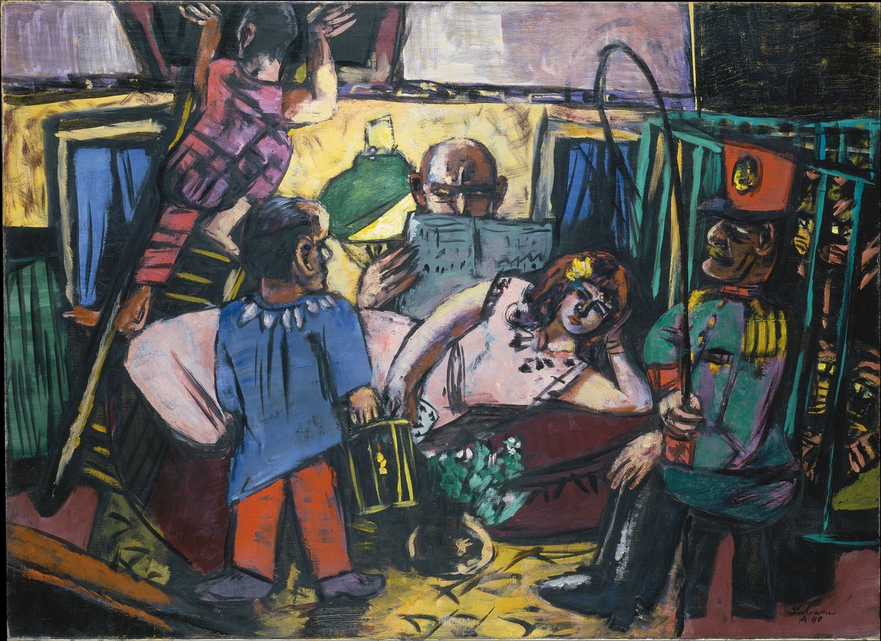 Caravana do Circo de Max Beckmann