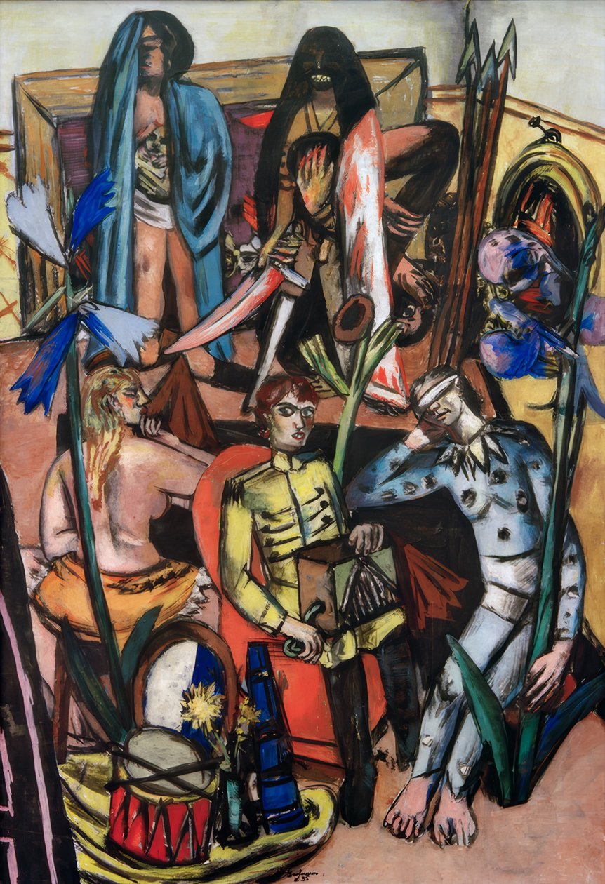 O Lyreman (A Canção da Vida) de Max Beckmann