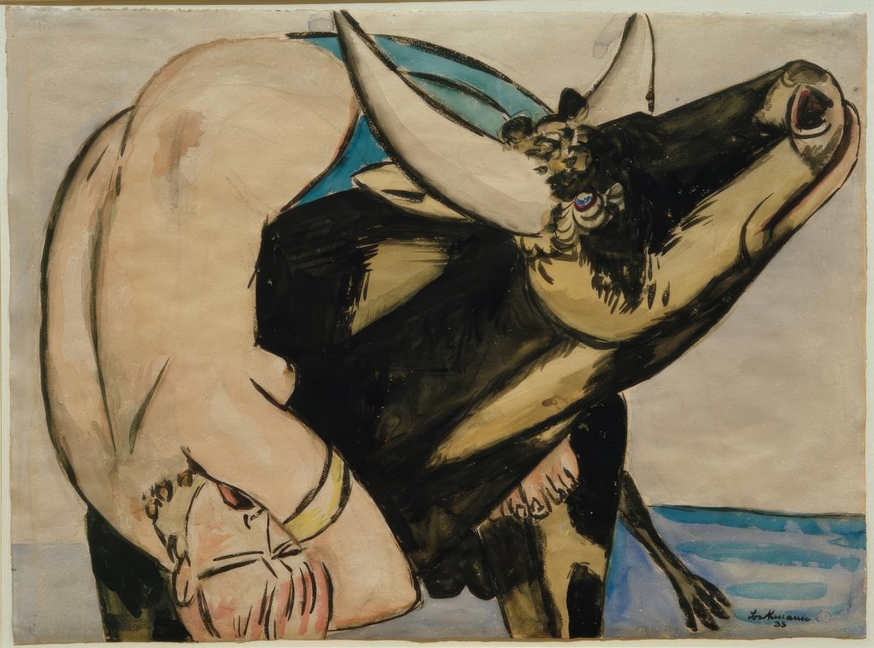 A Violação da Europa de Max Beckmann
