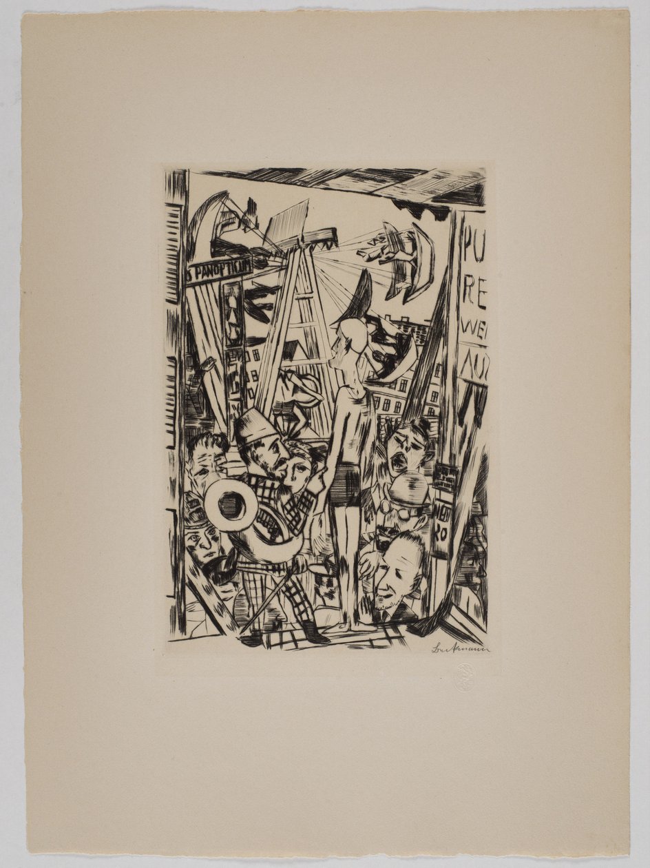 O grande homem de Max Beckmann
