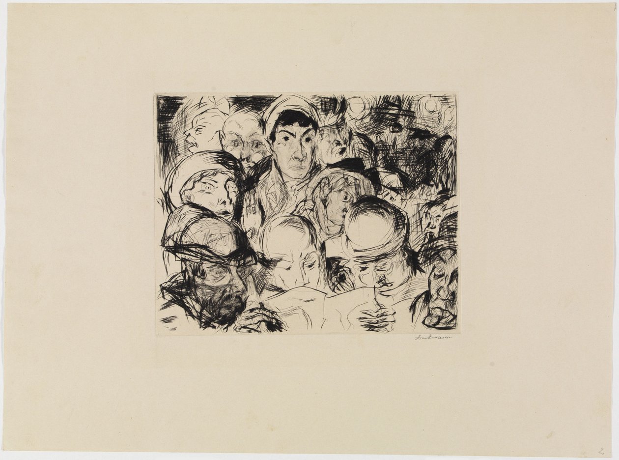 A declaração de guerra de Max Beckmann