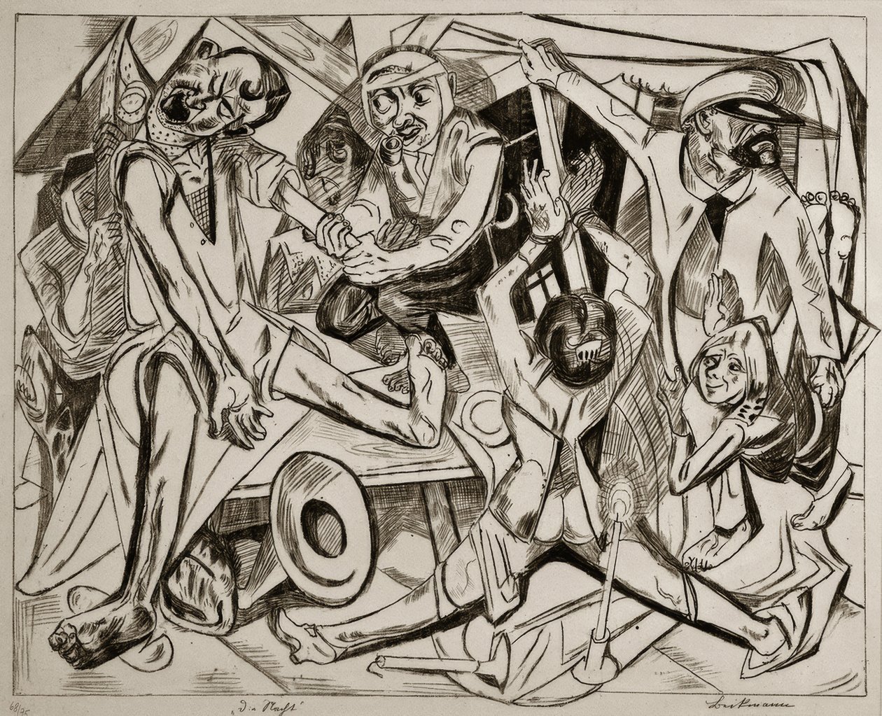 A noite de Max Beckmann