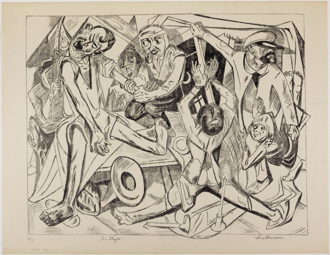 A noite de Max Beckmann