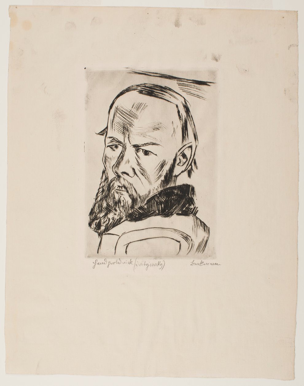 Dostoiévski II de Max Beckmann