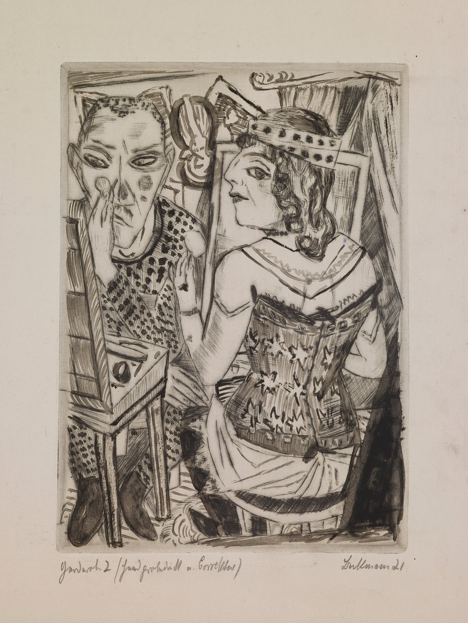 Camarim, prato 2 do portfólio "A Feira Anual de Max Beckmann