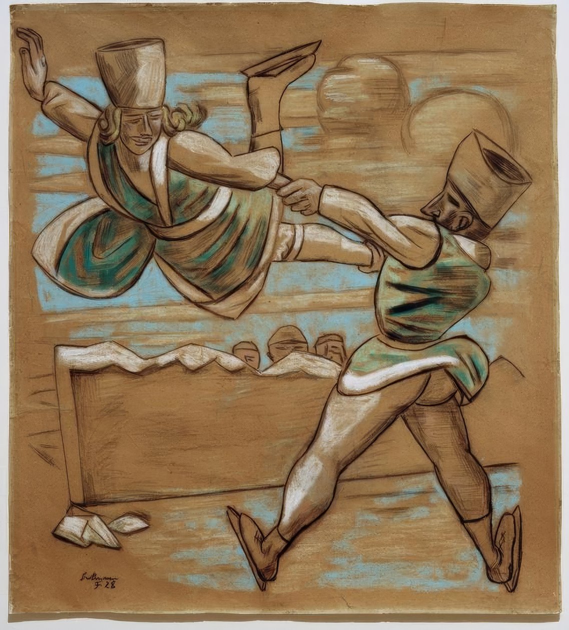 Patinador I de Max Beckmann