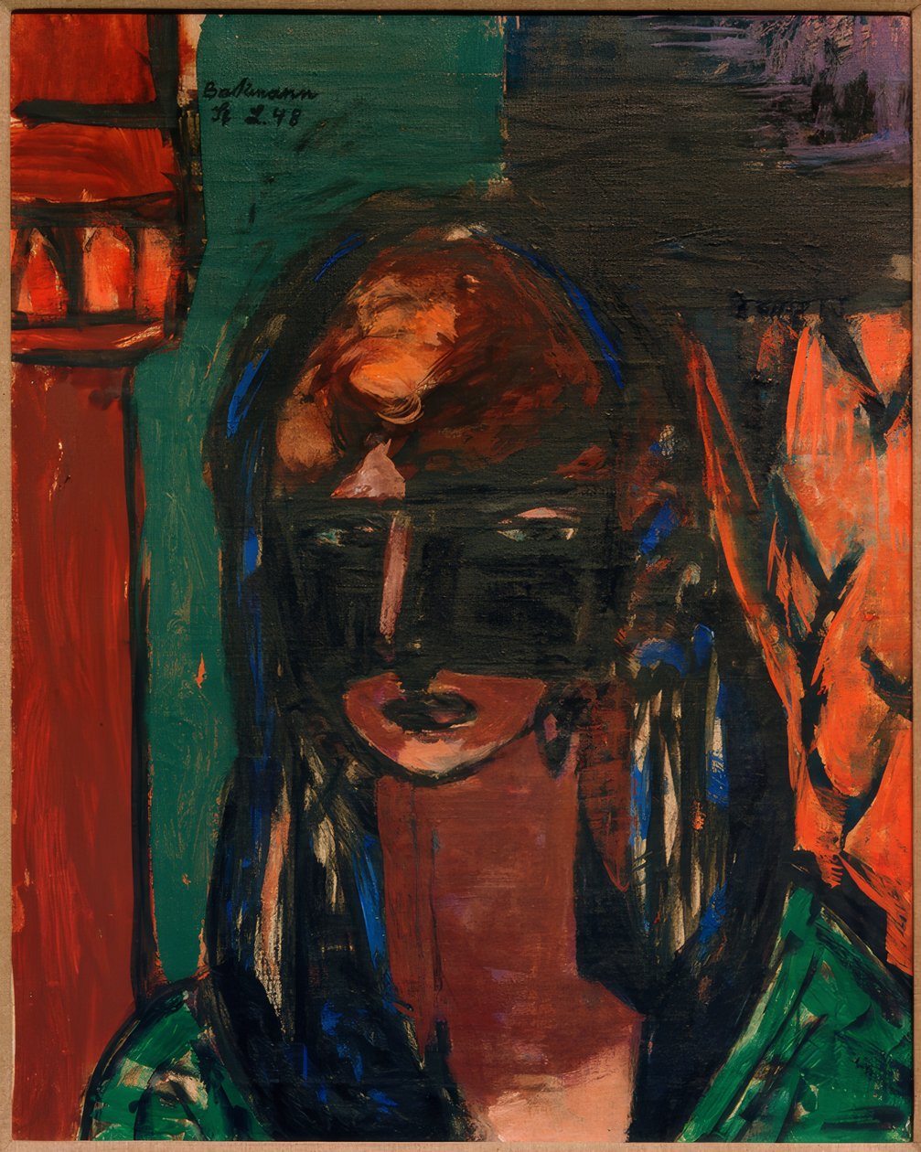 Mulher com máscara de Max Beckmann