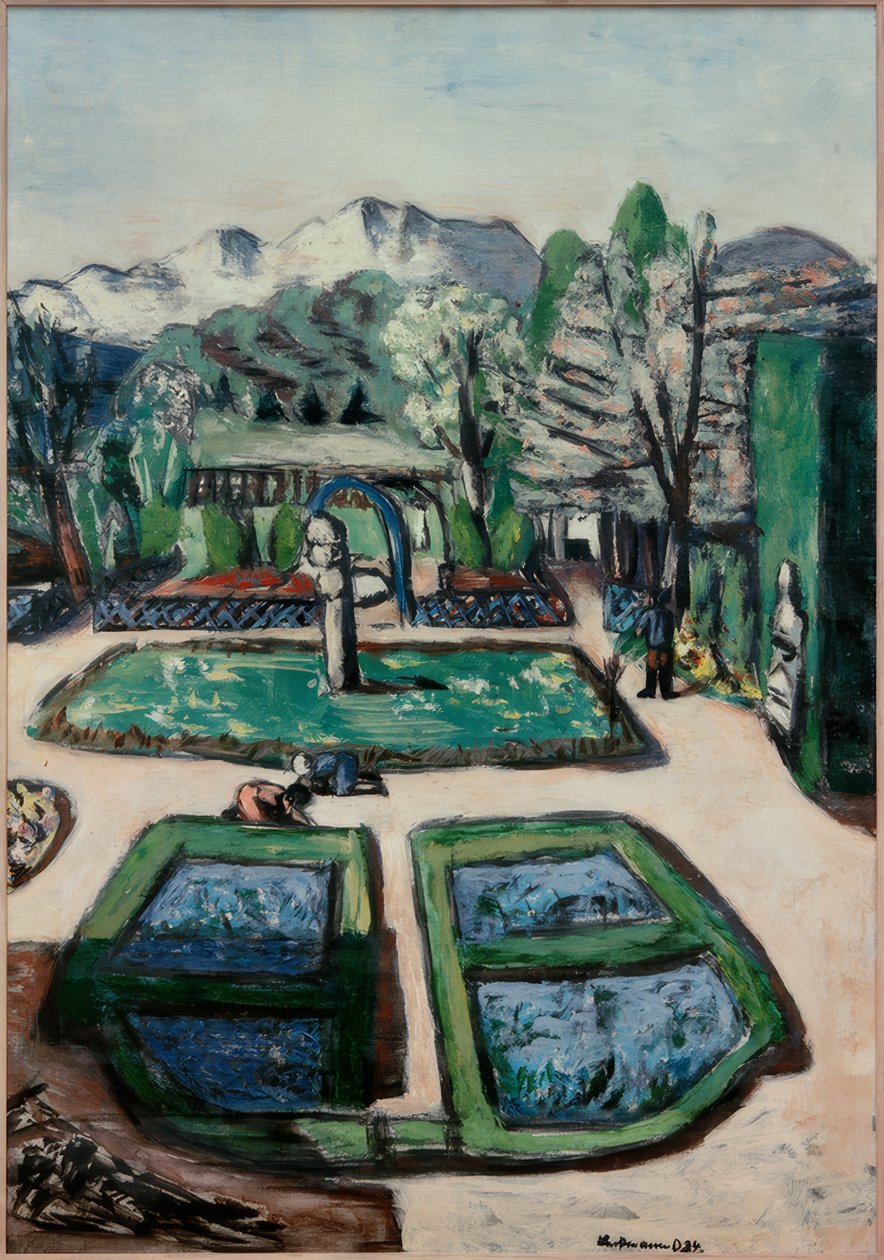 Paisagem do Jardim na Primavera de Max Beckmann