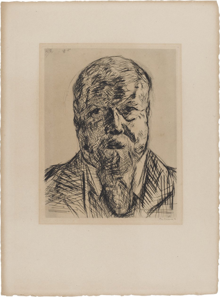 Conselheiro privado Dr. Carl Robert (1850-1922) de Max Beckmann