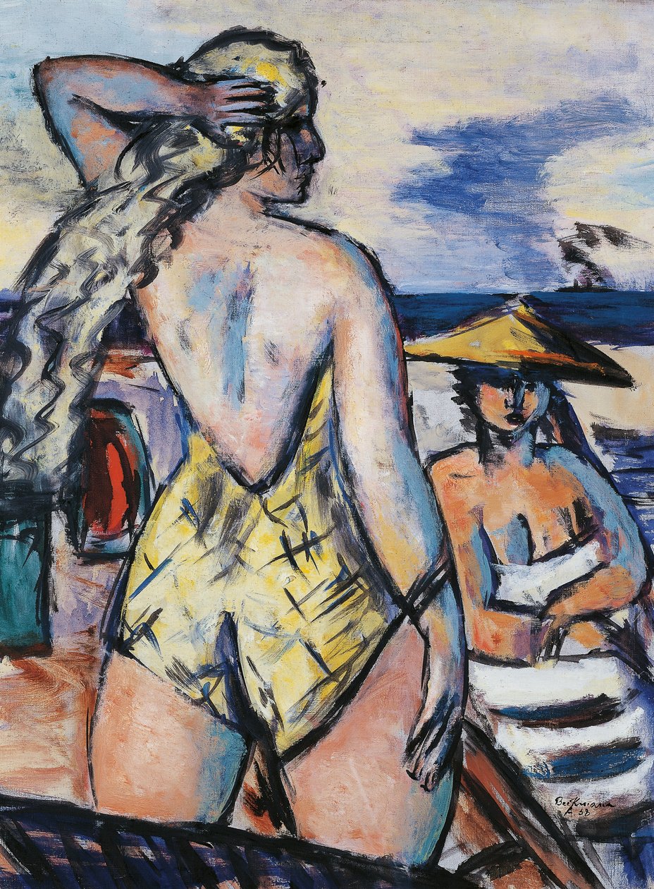 Raparigas junto ao mar de Max Beckmann