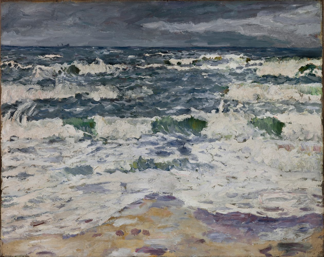 Dia cinzento junto ao mar de Max Beckmann