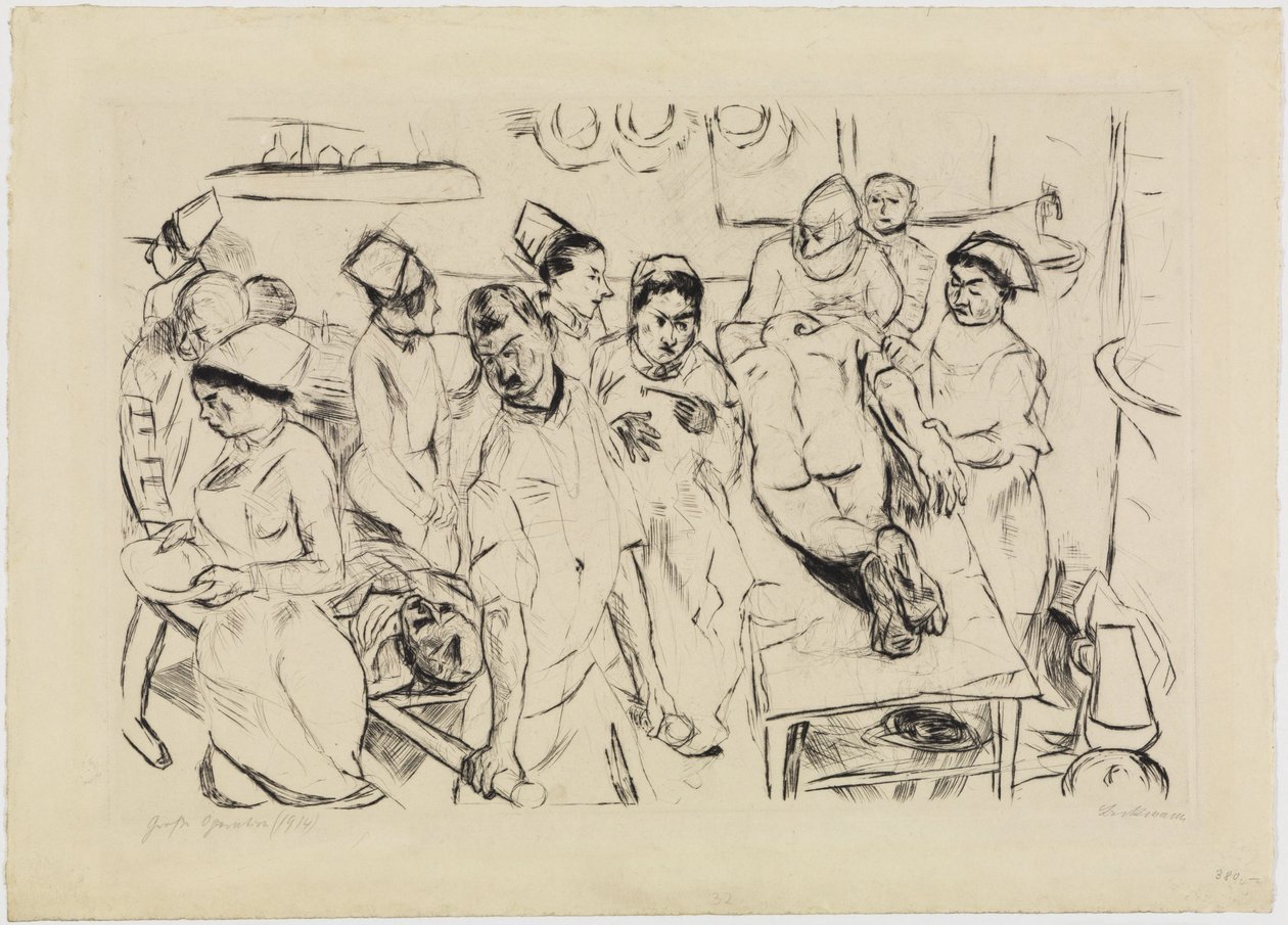Grande operação de Max Beckmann