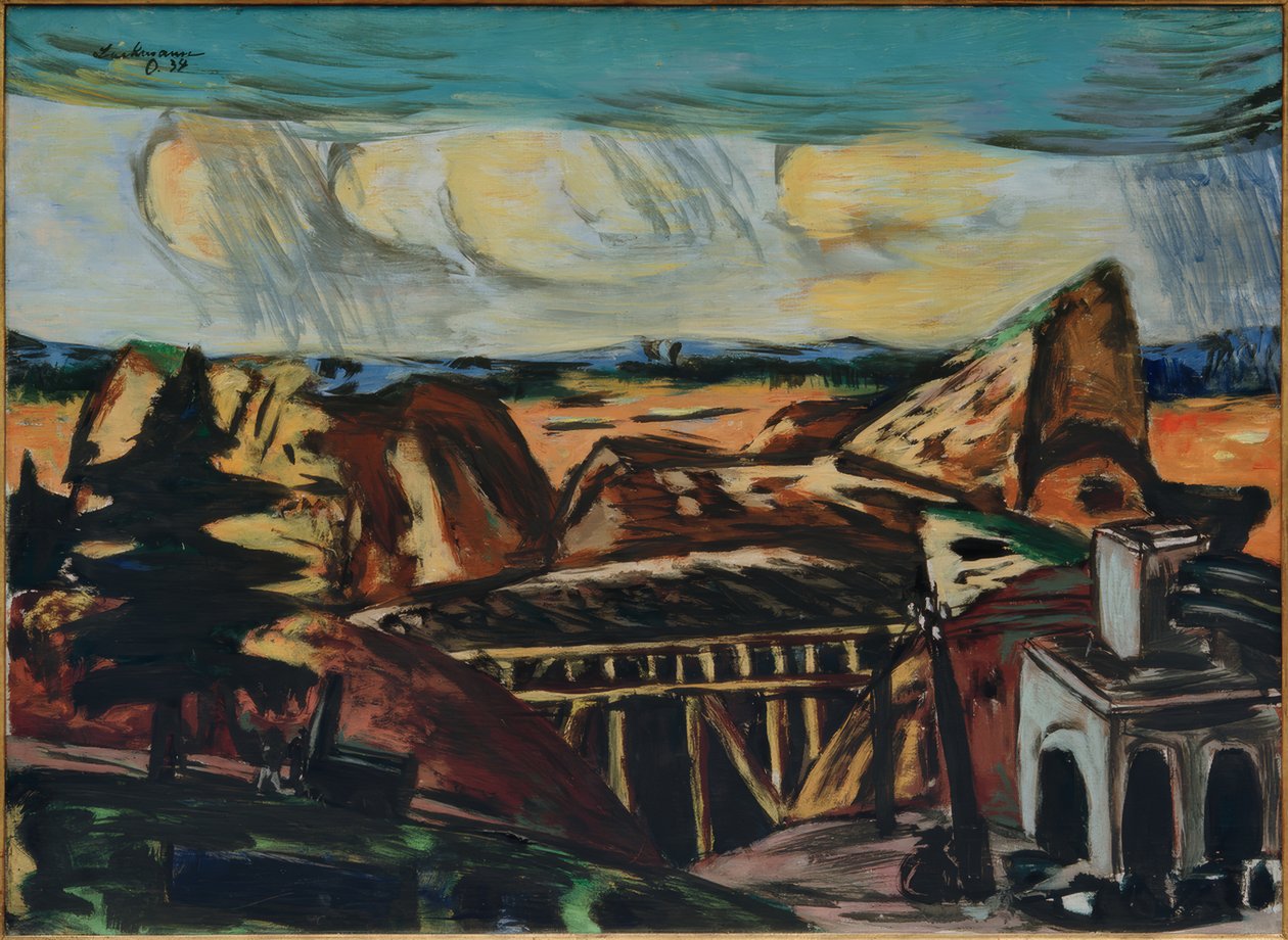 Grande pedreira na Alta Baviera de Max Beckmann