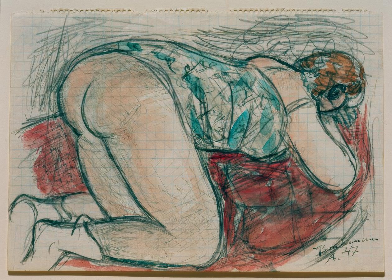 Semi-nunda de Max Beckmann