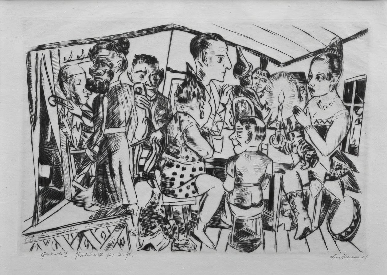 Nos bastidores de Max Beckmann