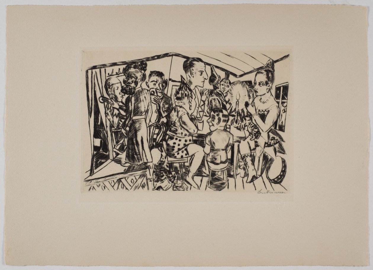 Nos bastidores de Max Beckmann
