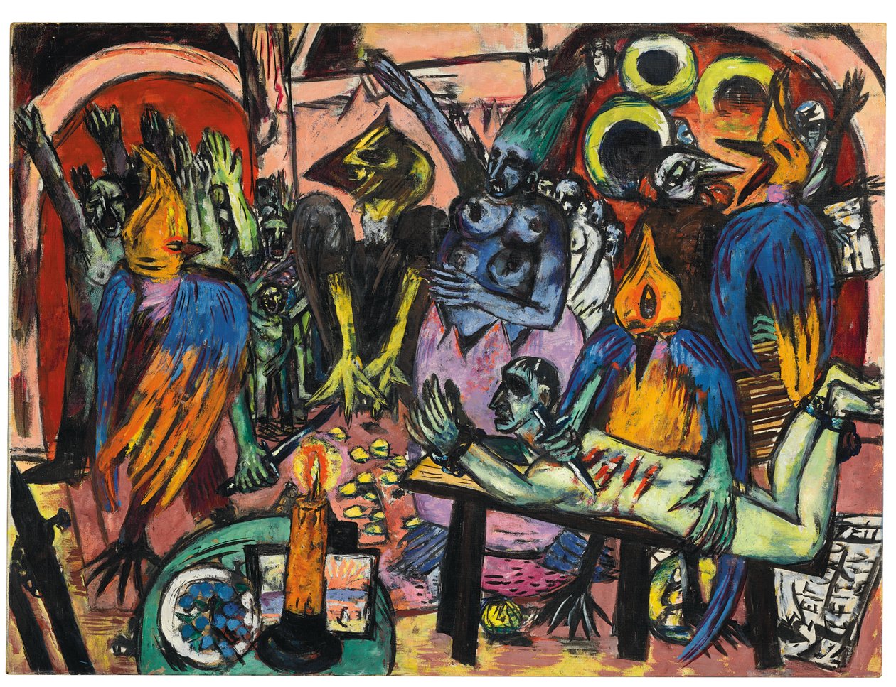 O inferno das aves de Max Beckmann
