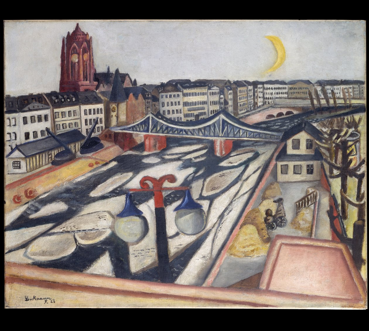 Gelo no rio de Max Beckmann