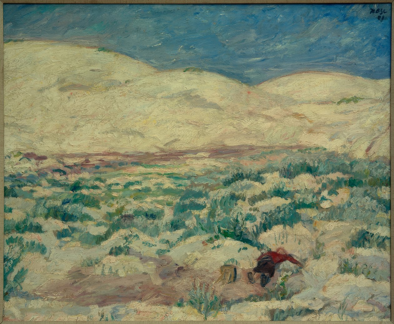 Nas dunas de areia movediças de Max Beckmann