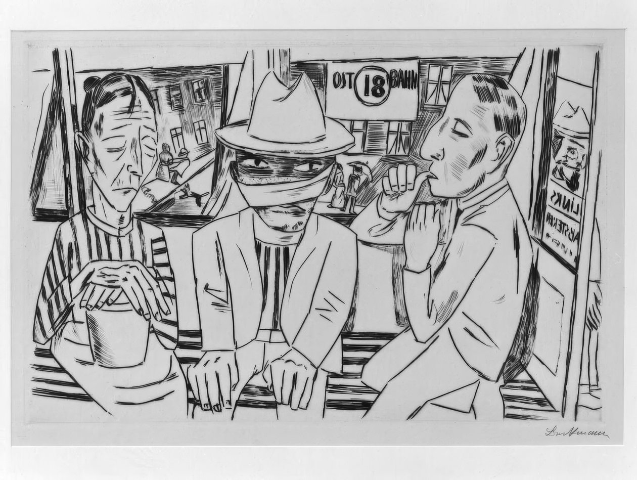 No bonde de Max Beckmann