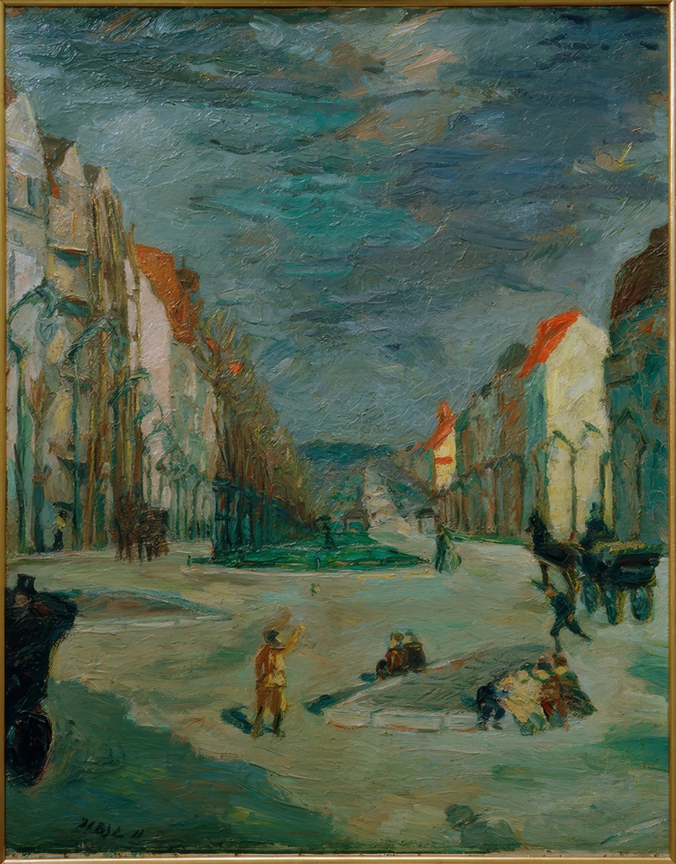 Kaiserdamm em Berlim de Max Beckmann