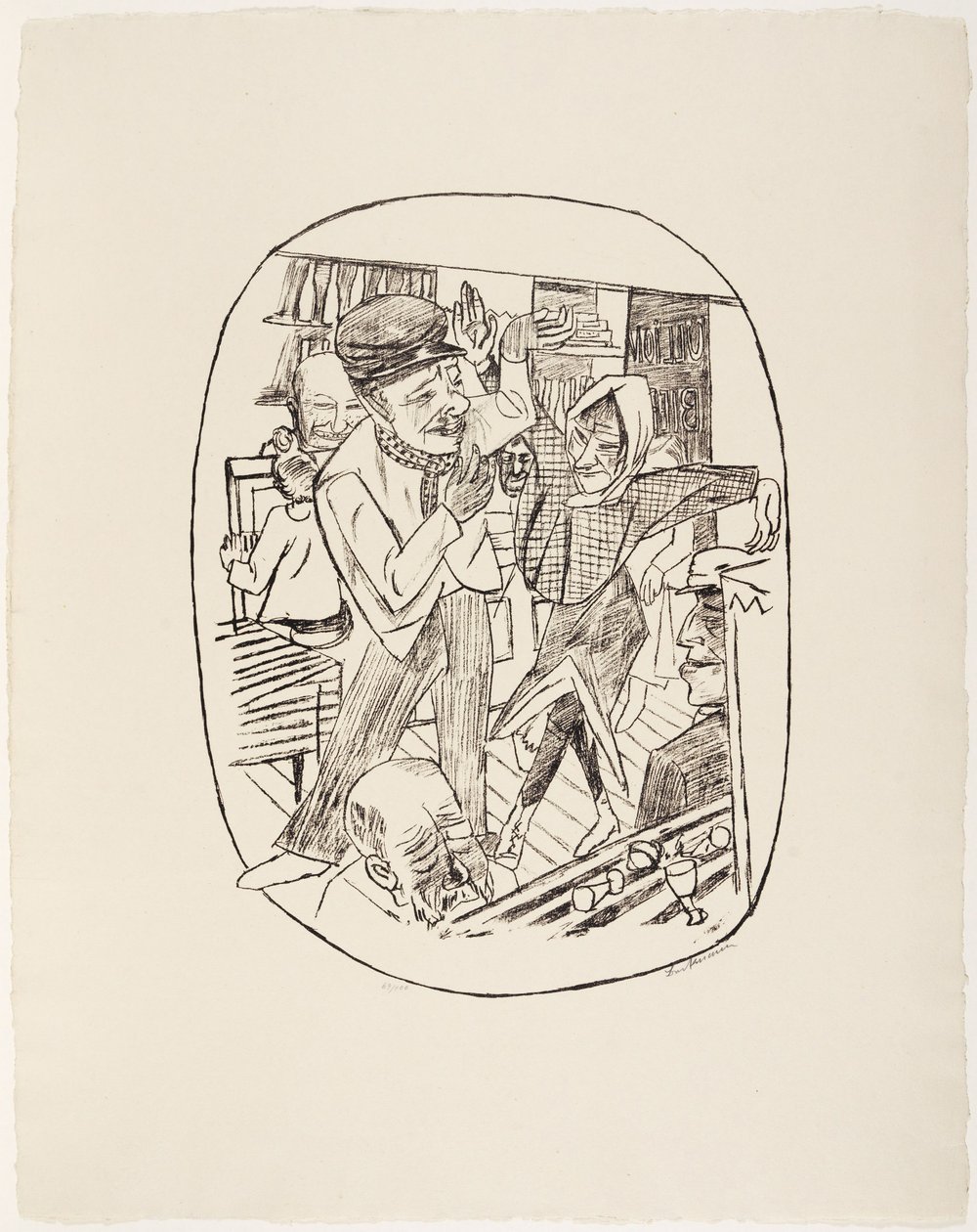 Bar barato de Max Beckmann