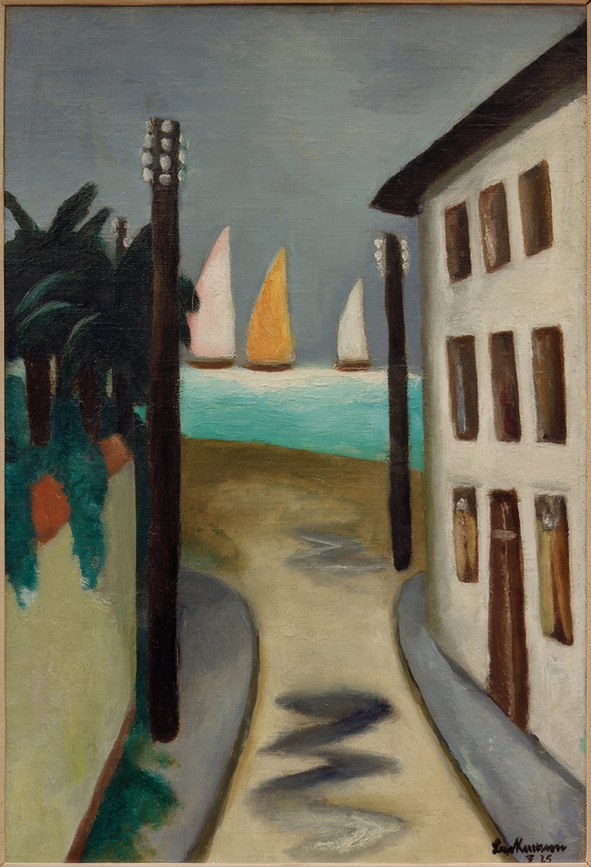 Pequena paisagem. Viareggio de Max Beckmann