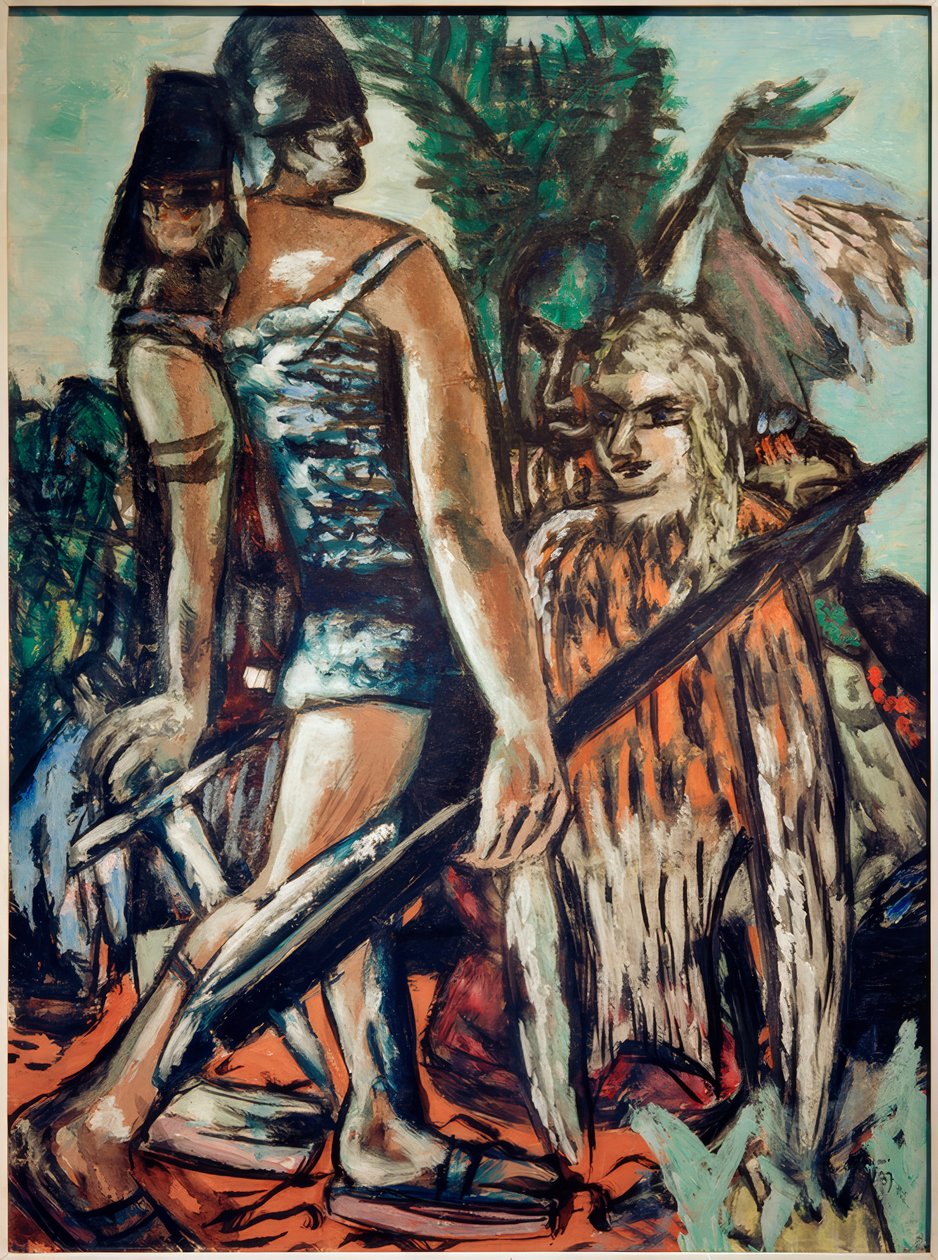 Guerreira e Birdwoman de Max Beckmann