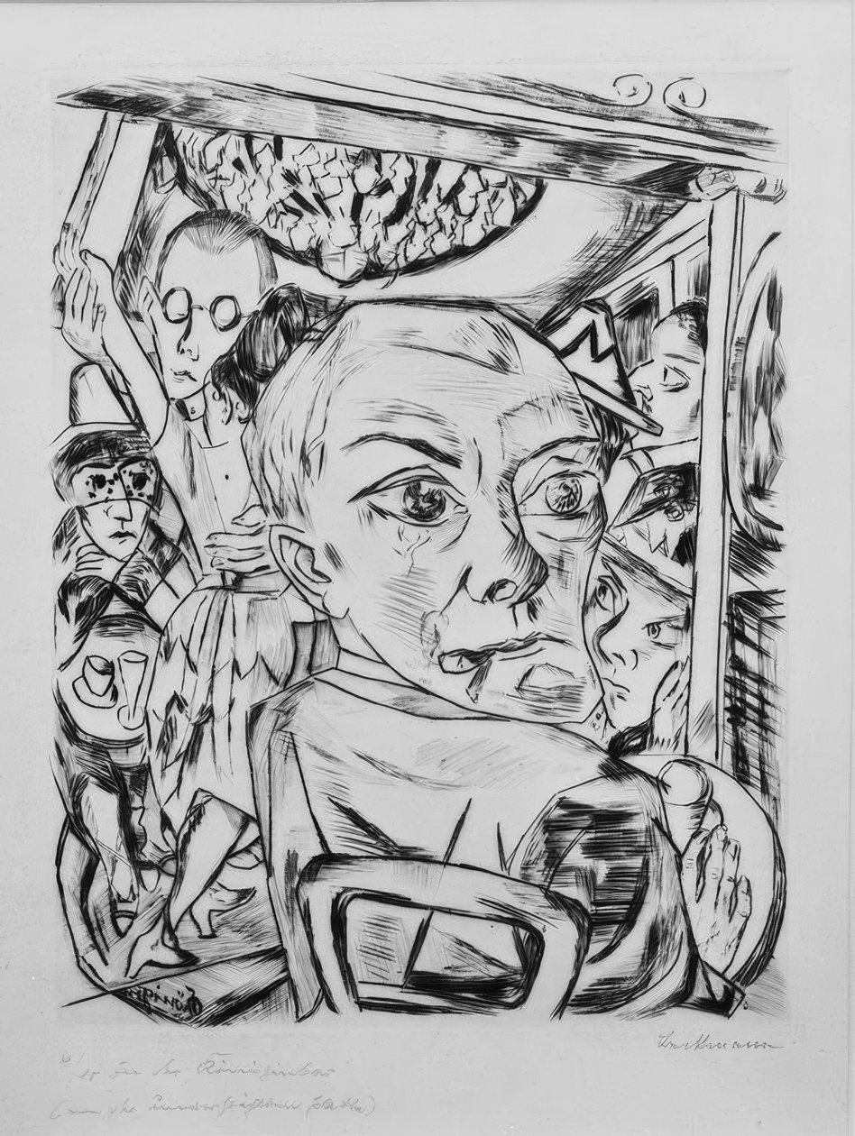 Queen bar de Max Beckmann