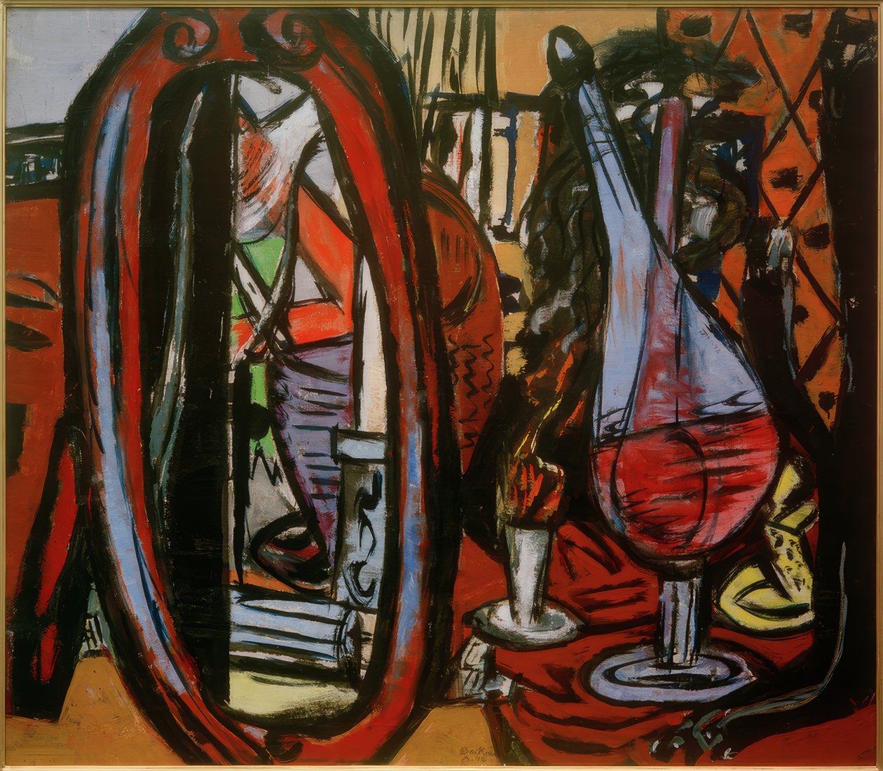 Sala experimental de laboratório de Max Beckmann