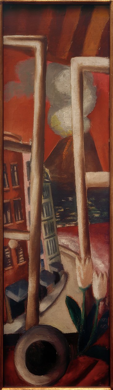 Paisagem com Vesúvio de Max Beckmann