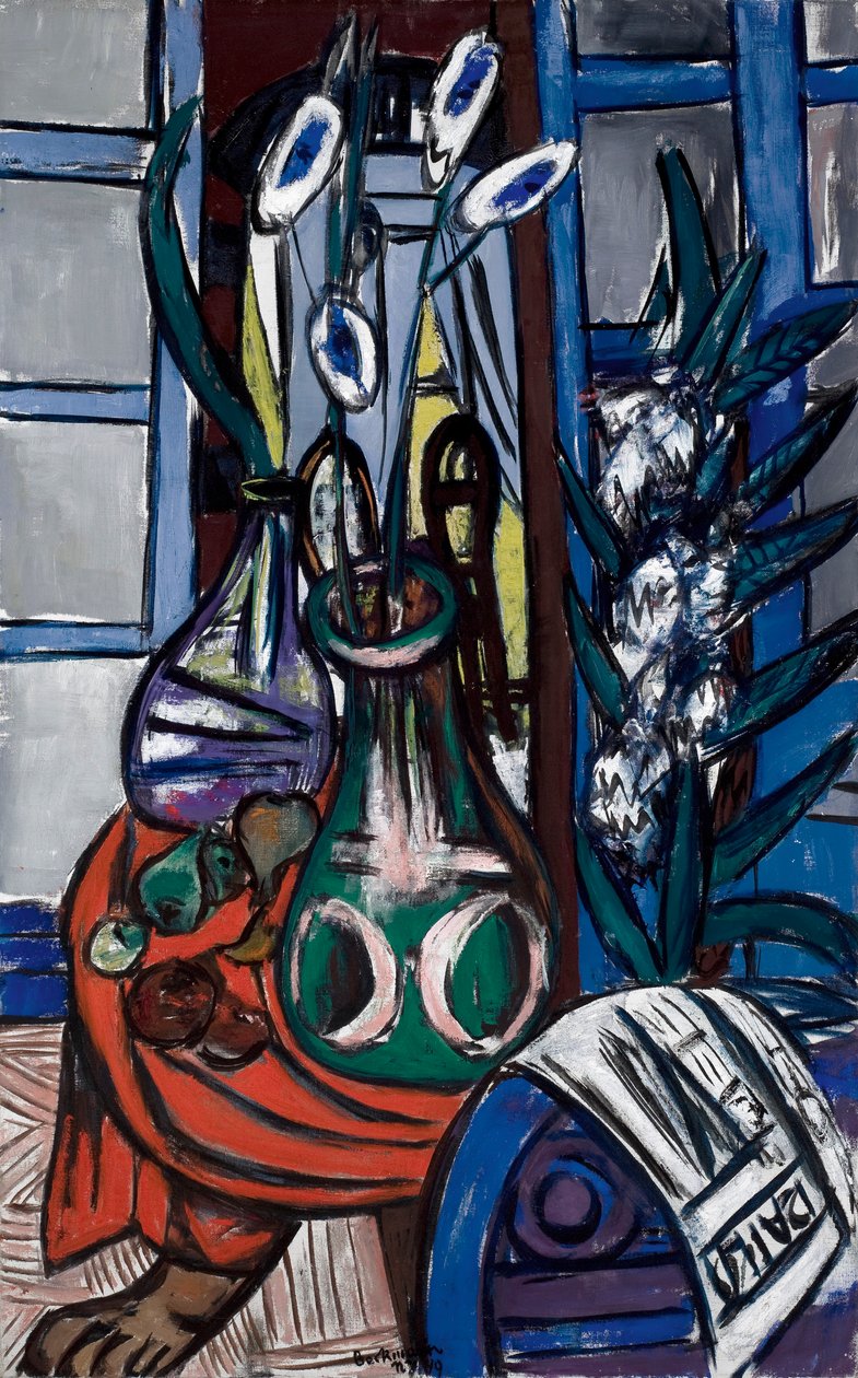 Interior Grande Natureza-Morta (Azul) de Max Beckmann
