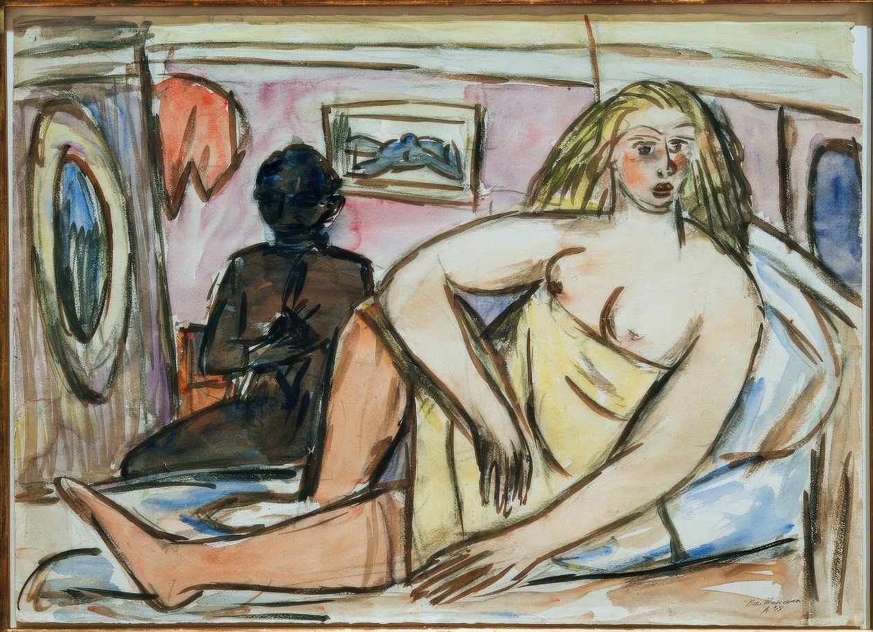 Mulher mentirosa de Max Beckmann