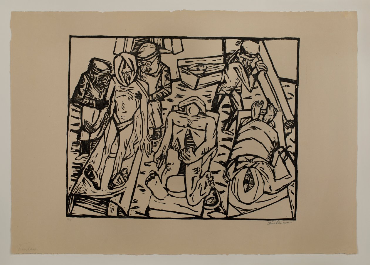 Necrotério de Max Beckmann