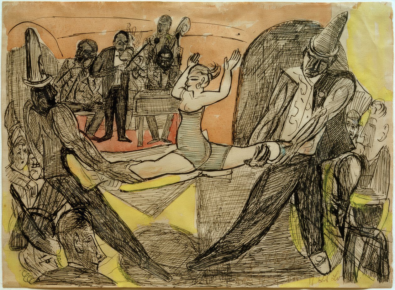 Boate em Nova Iorque de Max Beckmann