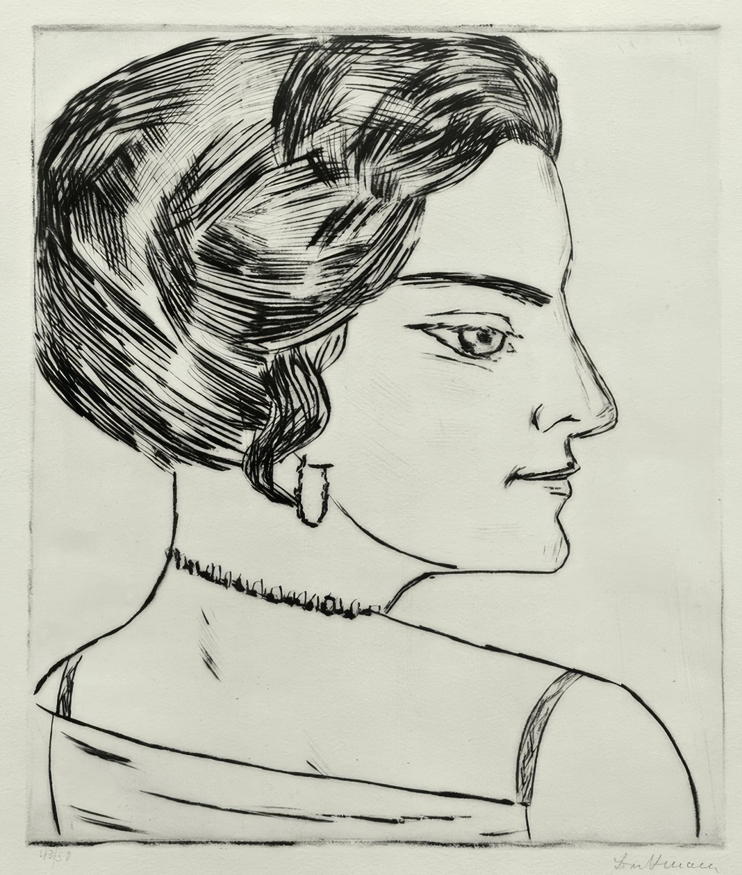 Naïla em perfil de Max Beckmann