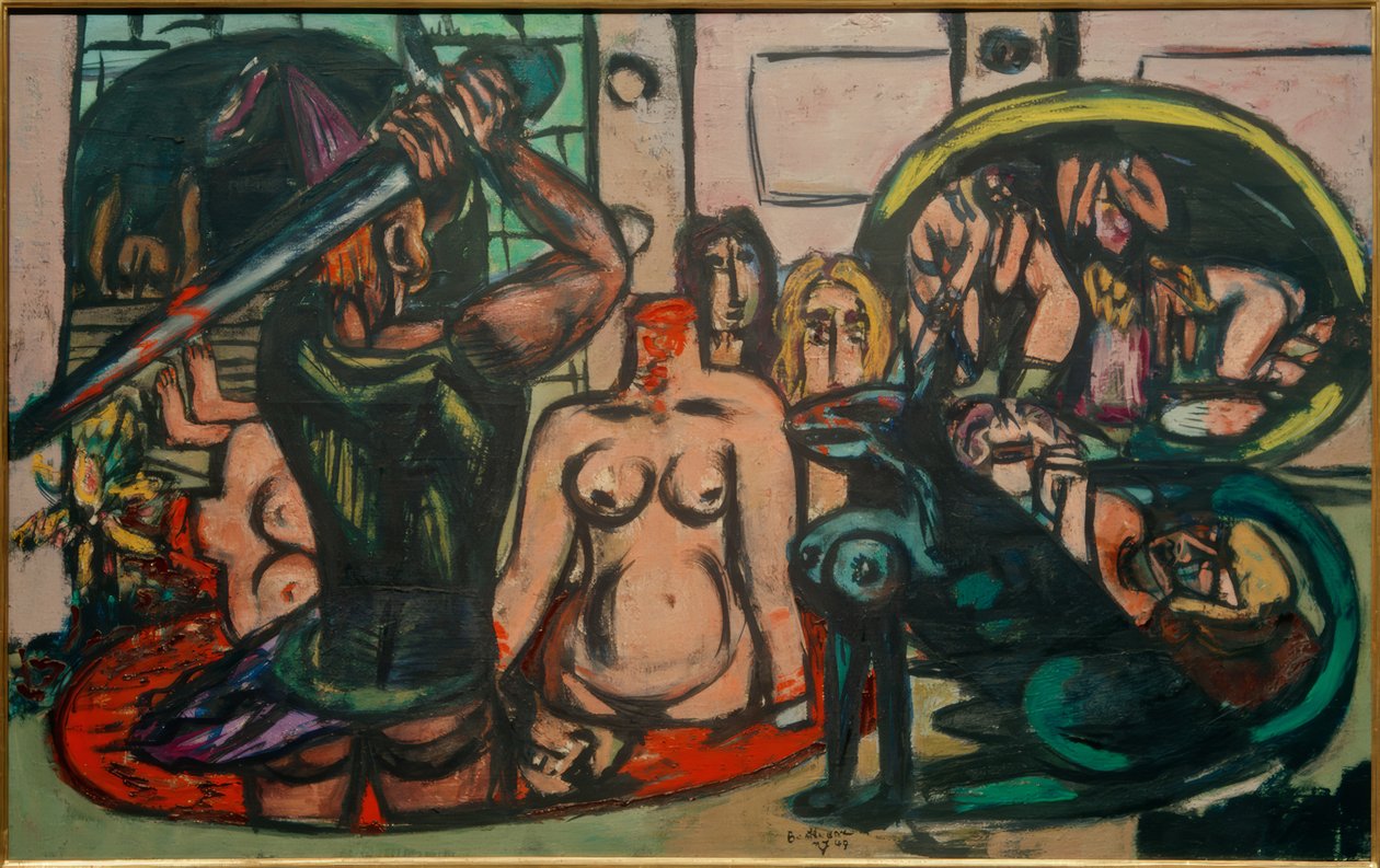 Perseus (Hércules) última tarefa de Max Beckmann