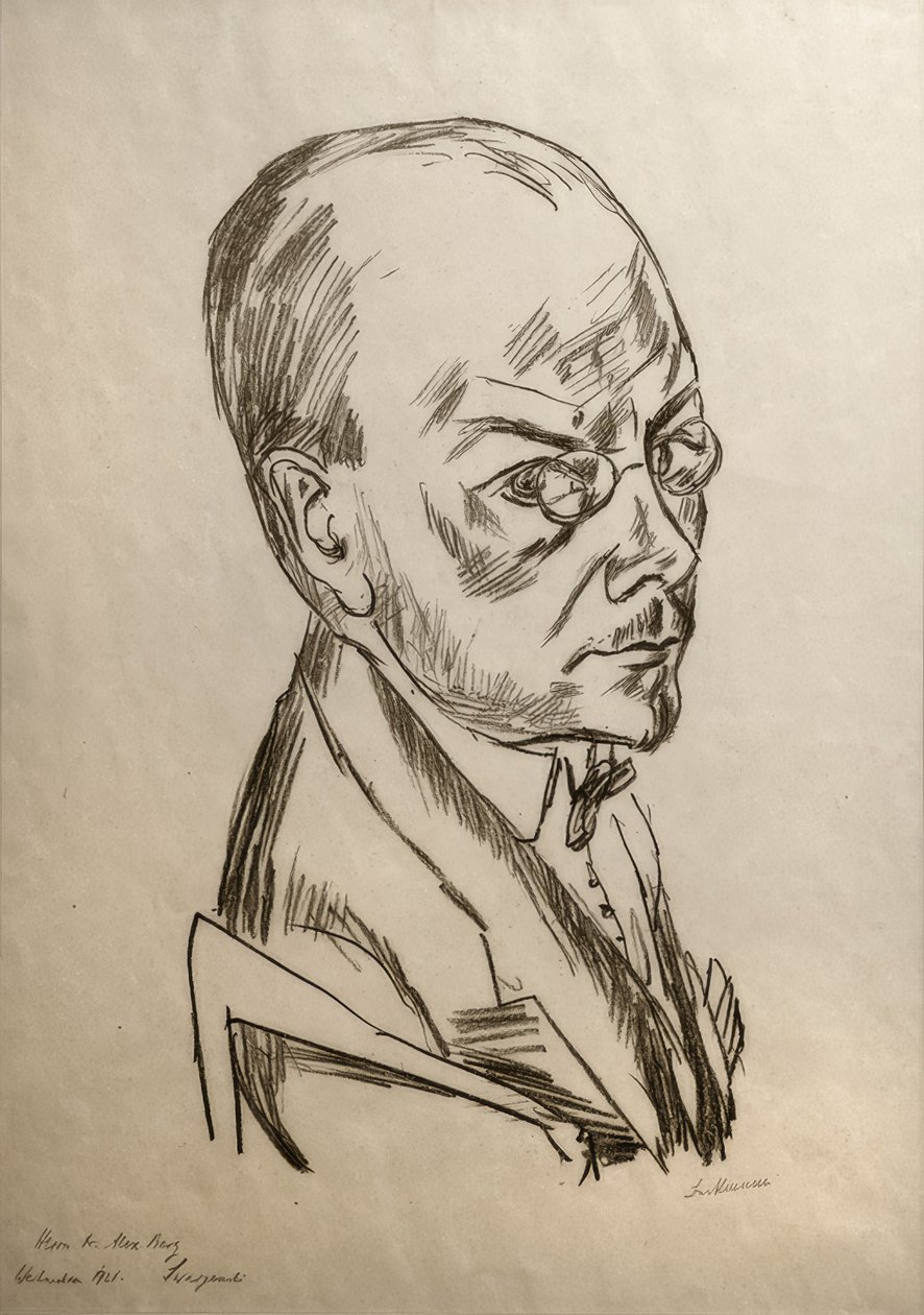 Retrato Georg Swarzenski de Max Beckmann