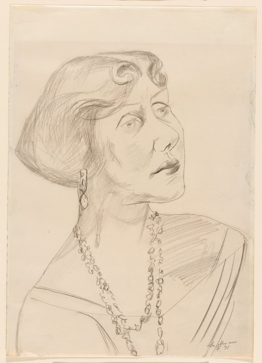 Retrato de Lilly von Schnitzler de Max Beckmann