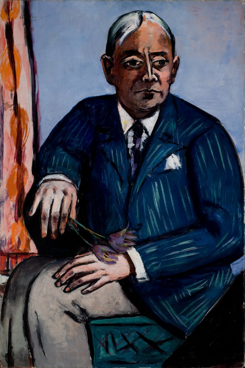 Retrato de Ludwig Berger de Max Beckmann